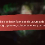Análisis de las influencias de La Oreja de Van Gogh: géneros, colaboraciones y temas