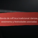 Banda de música tradicional: danzas, vestimenta y festividades asociadas