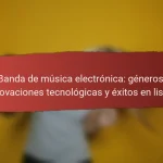 Banda de música electrónica: géneros, innovaciones tecnológicas y éxitos en listas