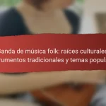 Banda de música folk: raíces culturales, instrumentos tradicionales y temas populares
