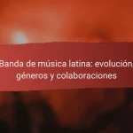 Banda de música latina: evolución, géneros y colaboraciones