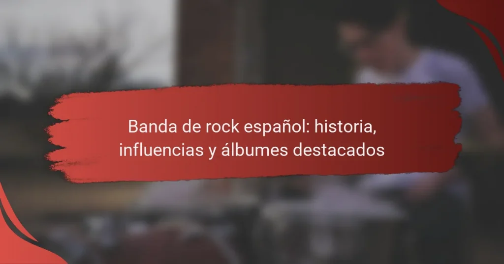 Banda de rock español: historia, influencias y álbumes destacados