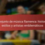 Conjunto de música flamenca: historia, estilos y artistas emblemáticos