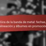 Gira de la banda de metal: fechas, alineación y álbumes en promoción