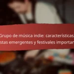 Grupo de música indie: características, artistas emergentes y festivales importantes
