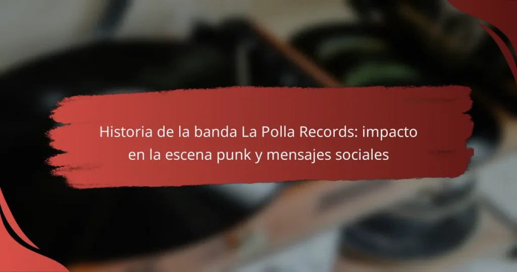 Historia de la banda La Polla Records: impacto en la escena punk y mensajes sociales