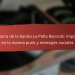 Historia de la banda La Polla Records: impacto en la escena punk y mensajes sociales