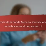 Historia de la banda Mecano: innovaciones y contribuciones al pop español