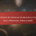 La fusión de ritmos en la obra de La Casa Azul: influencias, éxitos y estilo
