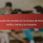 La fusión de sonidos en la música de Amaral: estilos, letras y su impacto