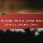 La música de Héroes del Silencio: impacto, géneros y canciones icónicas