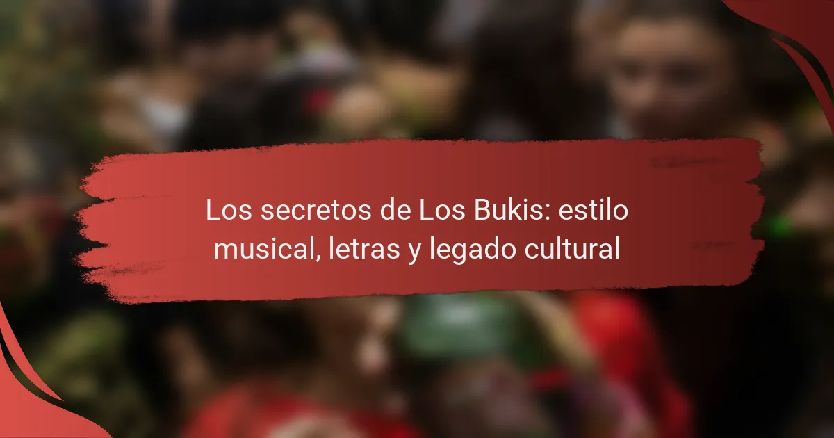Los secretos de Los Bukis: estilo musical, letras y legado cultural